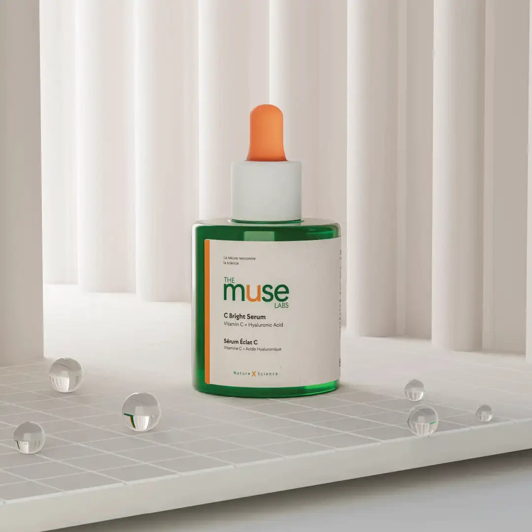 C Bright Serum | Vitamin C + Hyaluronic Acid | The Muse Labs